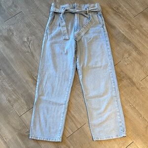 Dynamite TYRA Light Blue Jeans Size 27 Belted